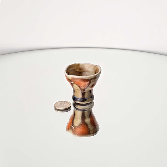 Orange on the ocean floor