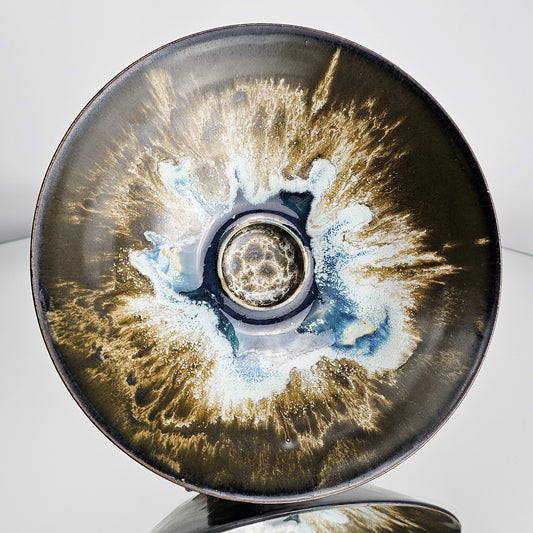 "Surrounded by Shores" Iris Flower Bowl