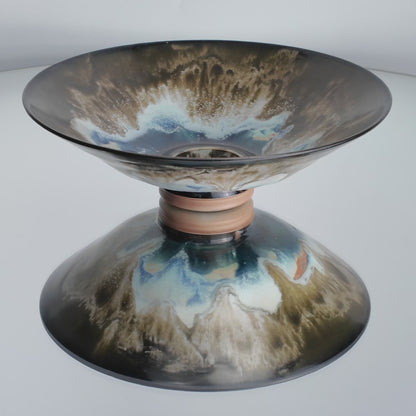 "Surrounded by Shores" Iris Flower Bowl